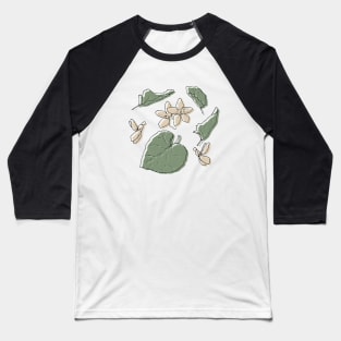 Viola Alba Baseball T-Shirt